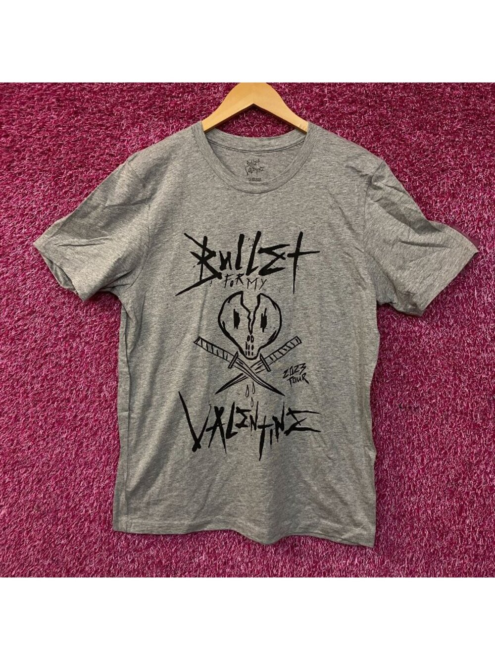Bullet For My Valentine 2023 Tour Metalcore Graphic T-Shirt Large